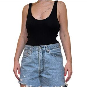 ASOS Black Sleeveless Bodysuit